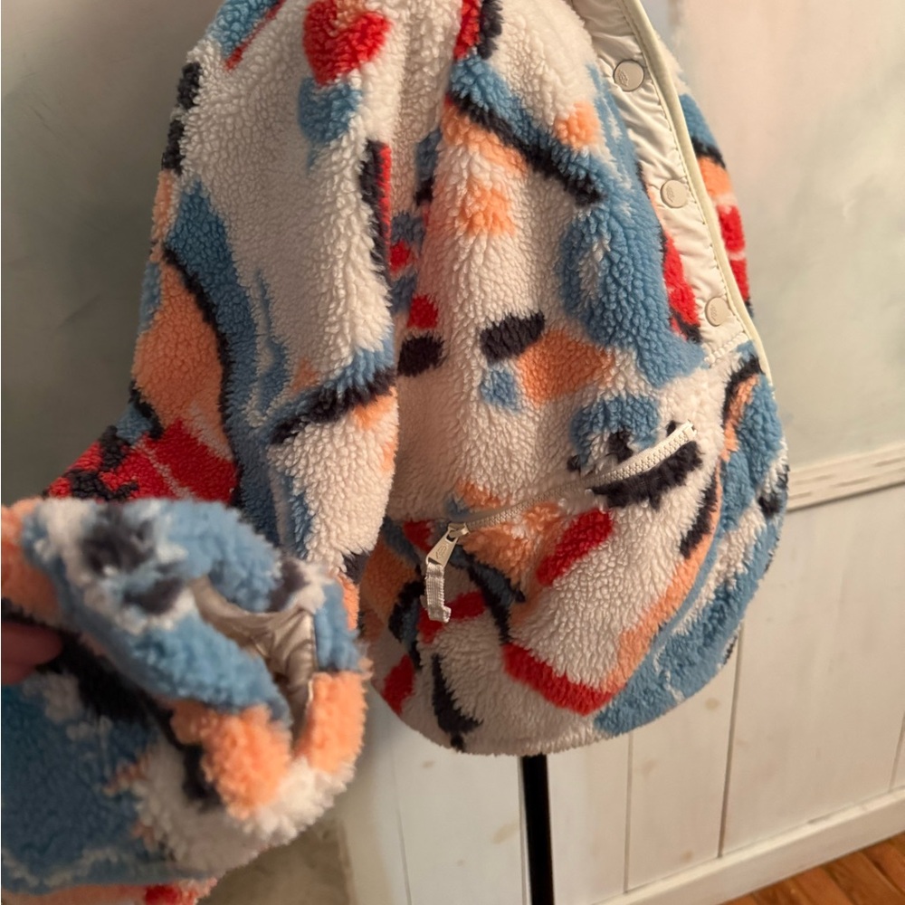 Free people Hit the Slope Colorful Fleece Jacket - Picture 6 of 12